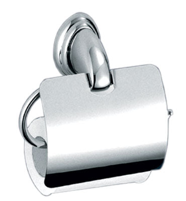 Portarotolo bagno in acciaio cromato piastrine in acciaio antiruggine
