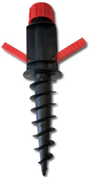 Puntale plastica a vite max rinforzato x ombrellone mare