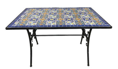 Tavolo Blu Makari cm.120x80