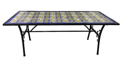 Tavolo Blu Makari cm.200x90