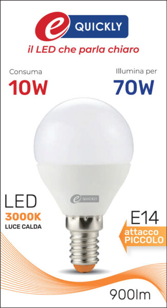 Lamp.sfera p45 led e14 10w 3000k