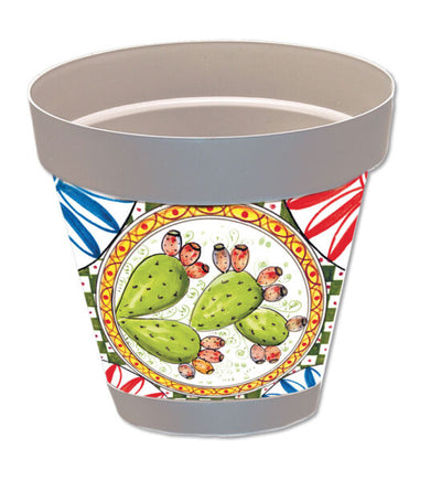 Vaso sicilia grigio d.22 naxos