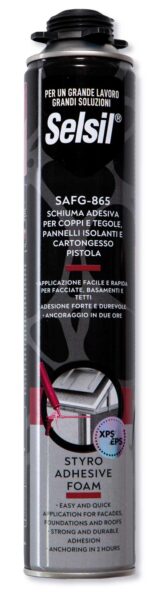 Schiuma Coppi e Tegole per pistola 750ML Selsil SAFG-865