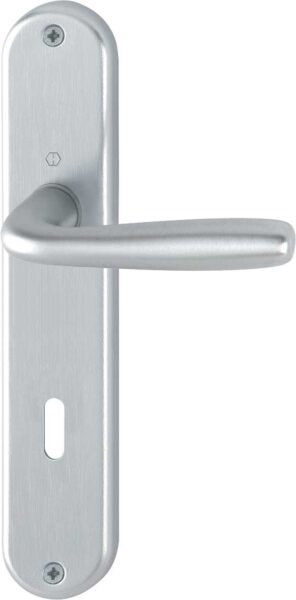 Maniglia Maribor 1766/3022P Foro Chiave Normale Cromo Satinato