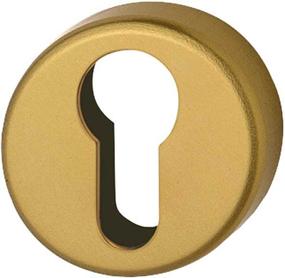 Coppia Bocchette Alluminio Foro Cilindro Bronzo "88KS"