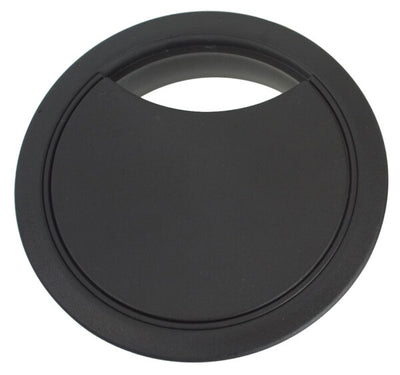 Passacavo in plastica d.80 nero