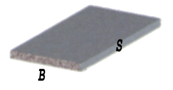 Profilo piatto in alluminio anodizzato h.2mt mis.10x2 colore argento