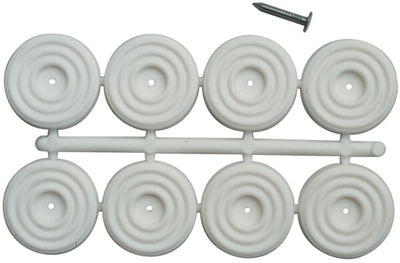 Tappo sottosedia c/viti d.23 bianco