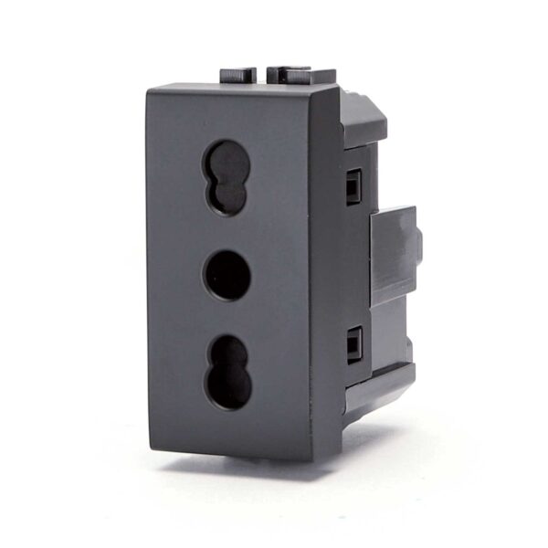 Presa P17/11 nero Serie Living