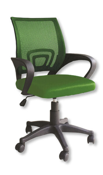 Poltrona giove con braccioli verde cm.60x61x90/98h