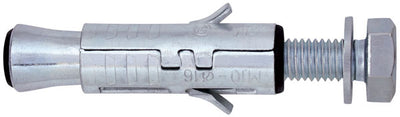 Tassello ancorante acciaio mm.12,0x50 con vite testa esag. blist.2pz.