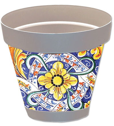 Vaso sicilia grigio d.26 s.stefano