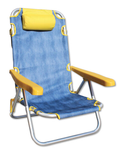 Spiaggina alu/tes.jeans 5p.blu/gia