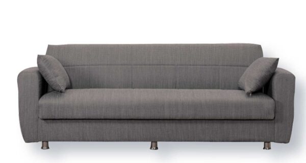Divano letto symphony 3 posti grigio medio 57