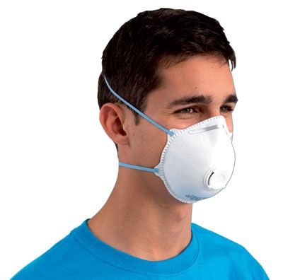 Maschere filtranti c/valvola ffp2