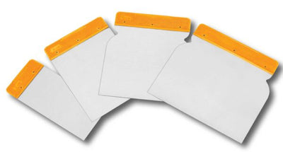 Set 4 spatole senza manico 5-8-10-12 cm Ingco