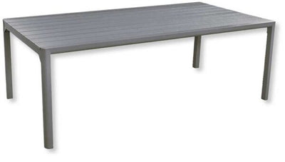 Tavolo Luxury Tenerife Effetto Legno Grigio CM.220x111x74H