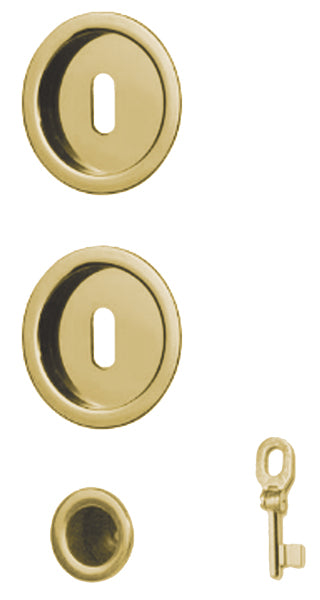 Kit tondo con chiave diametro 48 oro