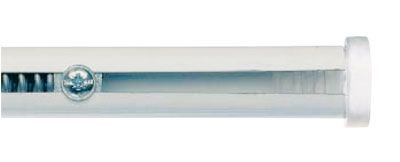 Asta per tende estensibile con molla Columbia cm.40-60 bianco