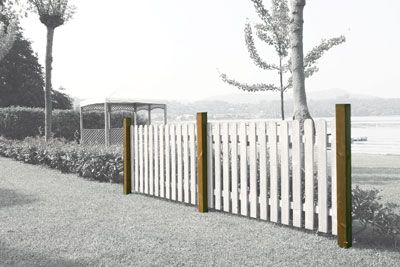Palo per steccato 70x70 h.150 impregnato