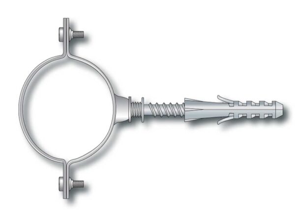 Collarino zincato diametro mm.42 con tassello (pz.50)