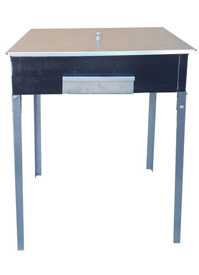 Barbecue siciliano cm.35x50xh.60(103i) con coperchio senza graticola