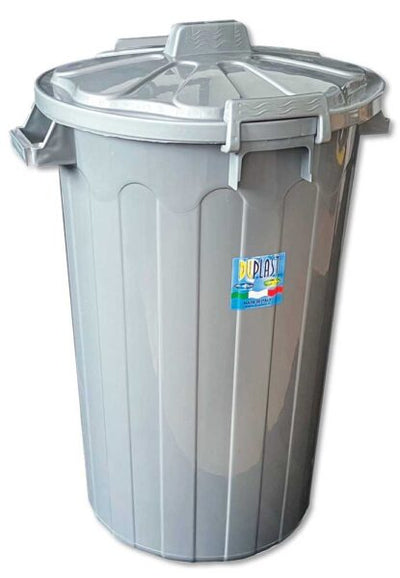 Bidone vulcano maxy 80lt silver