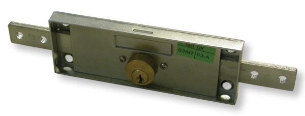 Serratura da applicare per serrande chiusura centrale E.78