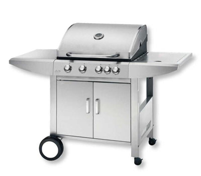 Barbecue a gas Vesuvio 4 bruciatori + 1 fornello cm 139x56x109h