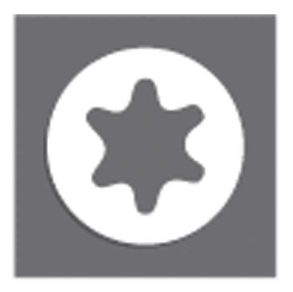 Vite legno torx testa piana svasata tropicalizzata mm.4,5x35 (pz.500)