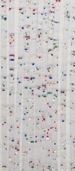 Tenda pvc articolo 104 glitter multicolore