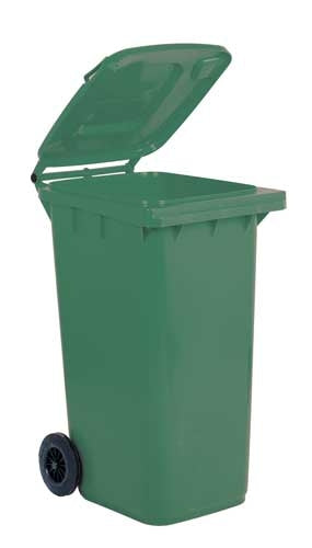 Bidone raccolta differenziata capacità: lt.240 colore: verde