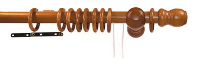 Bastone movimento corda in legno, diametro 35,cm 240 noce