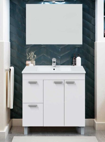 Mobile Bagno Aktiva Bianco Lucido 80x45x80h