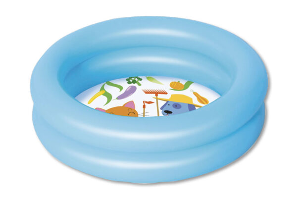 Piscina gonfiabile baby fondo disegnato a 2 anelli cm.61 x 15,2