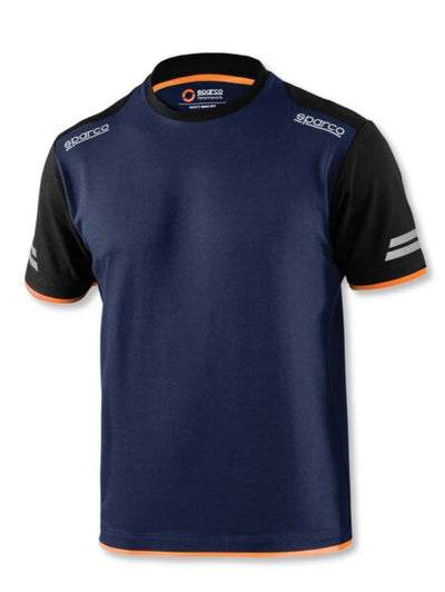 T-shirt Sparco Blu/Arancio TG.M