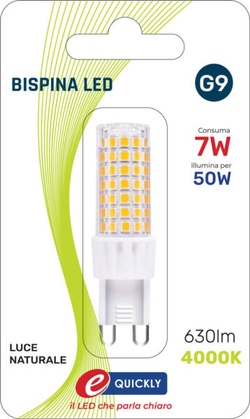 Lamp. led bispina g9 7w 4000k