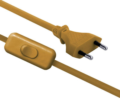 Prolunga con interruttore 1,5mt oro