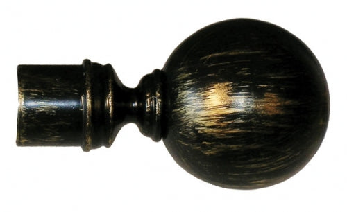 Bastone estensibile per tenda parigi da cm. 120 a 210  nero/oro
