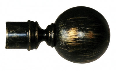 Bastone estensibile per tenda parigi da cm. 120 a 210  nero/oro
