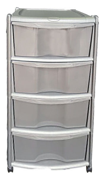 Cassettiera vulcano 4cass.silver