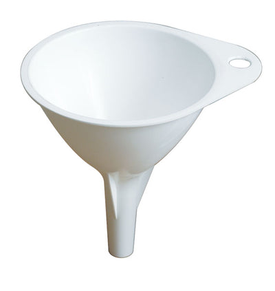 Imbuto in plastica bianco d.70
