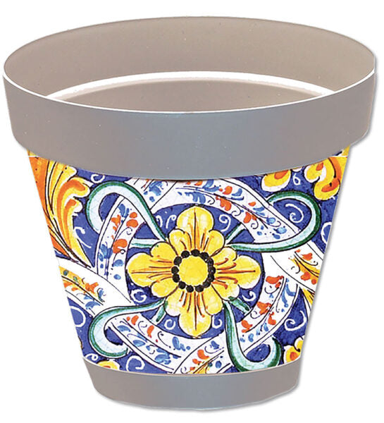 Vaso sicilia grigio d.26 s.stefano