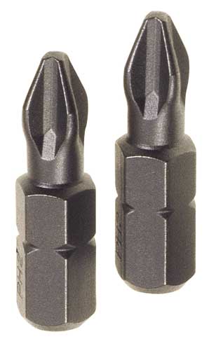Inserti phillips 25 mm n.1 2 pezzi