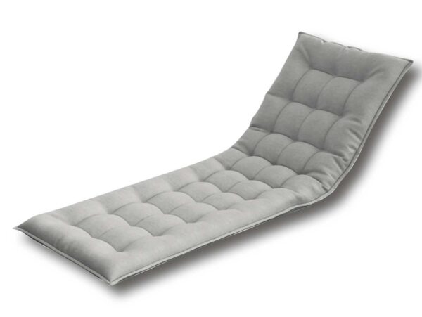 Cuscino per lettino prendisole universale cm.186x62x10h colore grigio