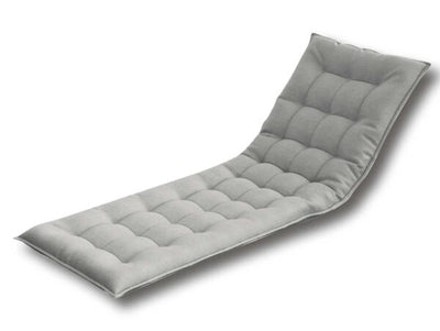 Cuscino per lettino prendisole universale cm.186x62x10h colore grigio