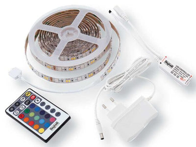 Strip Led RGB + WCCT 230V 60W IP44 6350Lm 5 metri