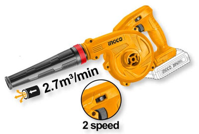 Soffiatore a Batteria 20V Nudo 2 Velocità