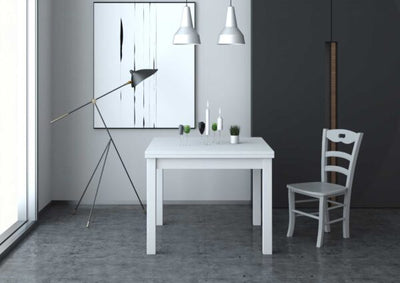 Tavolo allungabile 110x70+40 bianco