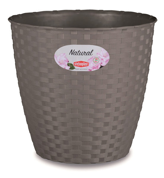 Vaso natural cm.19 tortora